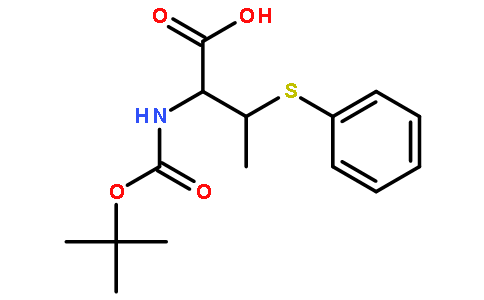 (2R,3S)-2-({[(2-Methyl-2-propanyl)oxy]carbonyl}amino)-3-(phenylsu lfanyl)butanoic acid