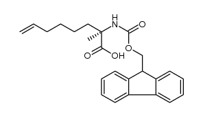 7-​Octenoic acid, 2-​[[(9H-​fluoren-​9-​ylmethoxy)​carbonyl]​amino]​-​2-​methyl-​, (2R)​