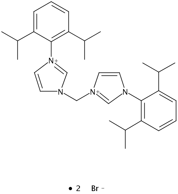 3,3'-亚甲基双[1-(2,6-二异丙基苯基)-3-咪唑溴化物]