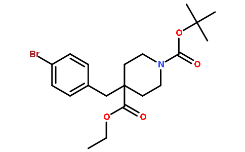 N-Boc-4-(4-溴苄基)哌啶-4-羧酸乙酯