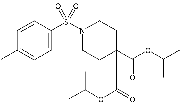 Diisopropyl 1-tosylpiperidine-4,4-dicarboxylate