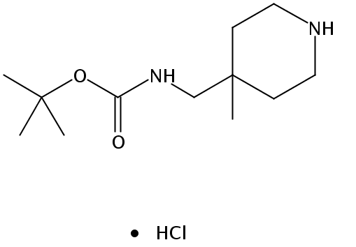 tert-Butyl ((4-methylpiperidin-4-yl)methyl)carbamate hydrochloride