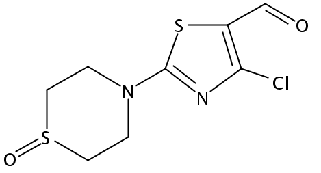 4-氯-2-(1-氧化硫代吗啉)噻唑-5-甲醛