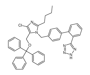 5-[2-[4-[[2-butyl-4-chloro-5-(trityloxymethyl)imidazol-1-yl]methyl]phenyl]phenyl]-2H-tetrazole