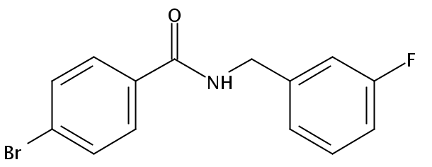 Benzamide, 4-bromo-N-[(3-fluorophenyl)methyl]-