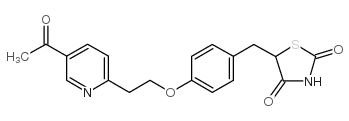 5-[[4-[2-(5-乙酰基-2-吡啶)乙氧基]苯基]甲基]-2,4噻唑烷二酮
