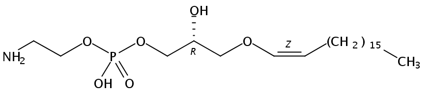 1-O-1'-(Z)-octadecenyl-2-hydroxy-sn-glycero-3-phosphoethanolamine