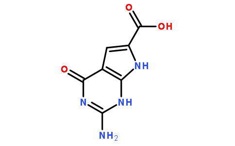 1H-吡咯并[2,3-d]嘧啶-6-羧酸,2-氨基-4,7-二氢-4-羰基-
