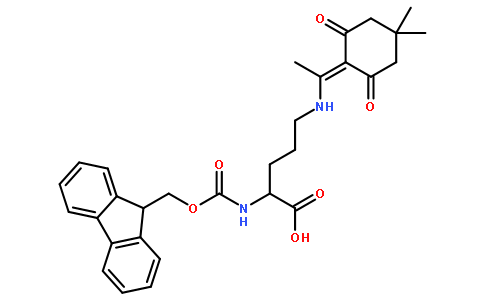 N-芴甲氧羰基-(N’-1-(4,4-二甲基-2,6-二氧代环己-1-亚基)乙基)-L-鸟氨酸