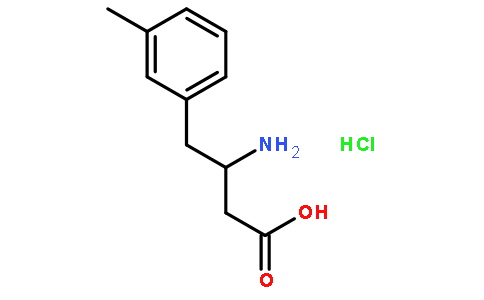 (S)-3-氨基-4-(3-甲基苯基)丁酸盐酸盐