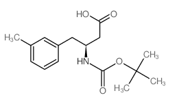 (S)-N-叔丁氧羰基-3-氨基-4-(3-甲基苯基)丁酸