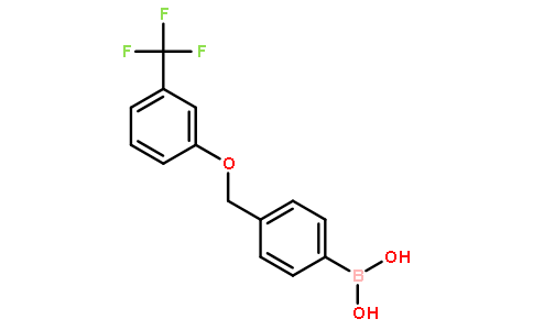 4-(3’-(三氟甲基)苯氧基甲基)苯基硼酸