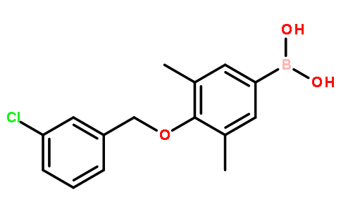 4-(3’-氯苄氧基)-3,5-二甲基苯基硼酸