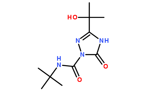 N-叔丁基-3-(2-羟基异丙基)-5-氧代-2,5-二氢-1H-1,2,4-三氮唑-1-甲酰胺