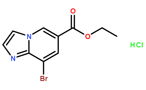 8-溴咪唑[1,2-A)吡啶-6-羧酸乙酯盐酸盐