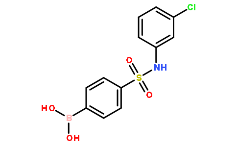 4-(N-(3-氯苯基)磺酰基)苯硼酸