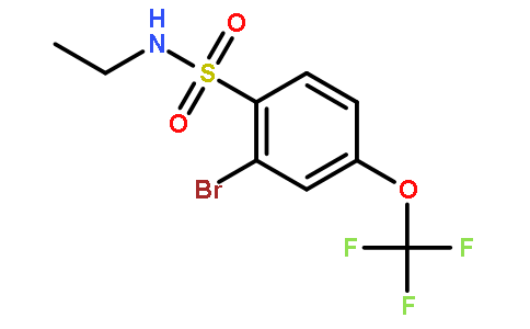 N-乙基-2-溴-4-三氟甲氧基苯磺酰胺