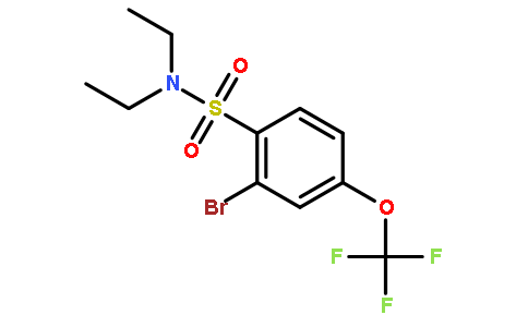 N,N-二乙基-2-溴-4-三氟甲氧基苯磺酰胺