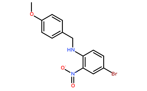 4-溴-N-(4-甲氧基苄基)-2-硝基苯胺