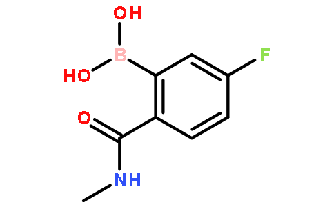5-FLUORO-2-METHYLCARBAMOYLPHENYLBORONIC ACID