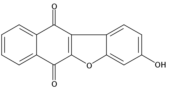 3-羟基苯并[b]萘[2,3-d]呋喃-6,11-二酮