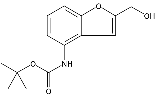 tert-butyl 2-(hydroxymethyl)benzofuran-4-ylcarbamate