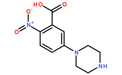 2-硝基-5-哌嗪-1-苯甲酸