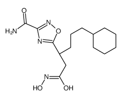 5-[(3R)-6-cyclohexyl-1-(hydroxyamino)-1-oxohexan-3-yl]-1,2,4-oxadiazole-3-carboxamide
