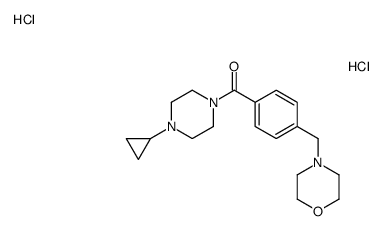 (4-cyclopropylpiperazin-1-yl)-[4-(morpholin-4-ylmethyl)phenyl]methanone,dihydrochloride