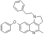 4-甲基-1-(2-苯基乙基)-8-苯氧基-2,3-二氢-1H-吡咯并[3,2-c]喹啉