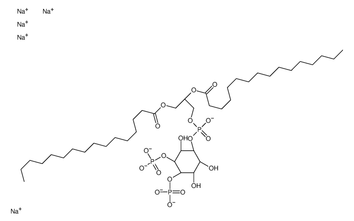 pentasodium [(1S,2S,3S,4R,5R,6S)-3-[[(2R)-2,3-di(hexadecanoyloxy) propoxy]-oxido-phosphoryl]oxy-2,4,5-trihydroxy-6-phosphonatooxy-c yclohexyl] phosphate