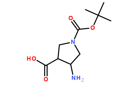 反式-4-氨基-1-Boc-吡咯烷-3-甲酸