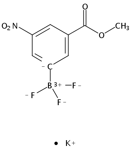3-甲氧基羰基-5-硝基苯三氟硼酸钾盐