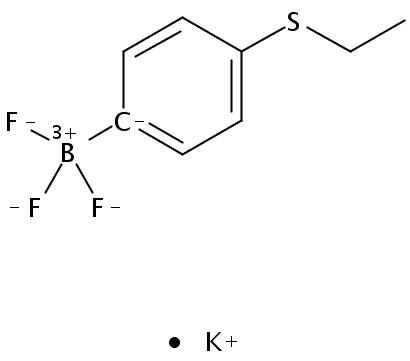 potassium (4-ethylsulfanylphenyl)-trifluoro-boranuide