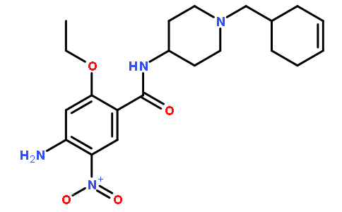 4-氨基-N-[1-(3-环己烯-1-基甲基)-4-哌啶基]-2-乙氧基-5-硝基苯甲酰胺酒石酸盐