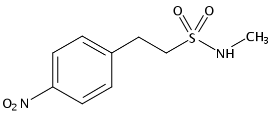 2-(4-nitro-phenyl)ethanesulfonic acid methylamide
