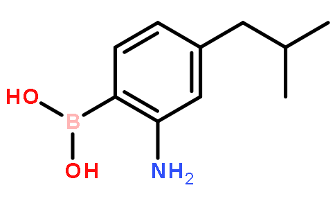 2-氨基-4-(2-甲基丙基)苯基硼酸