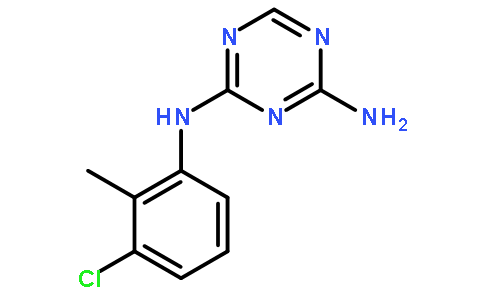 N-(3-氯-2-甲基苯基)-1,3,5-三嗪-2,4-二胺