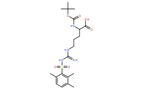 N2-[叔丁氧羰基]-N5-[亚氨基[[(2,3,6-三甲基苯基)磺酰基]氨基]甲基]-L-鸟氨酸