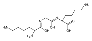 (2S)-6-amino-2-[[2-[[(2S)-2,6-diaminohexanoyl]amino]acetyl]amino]hexanoic acid