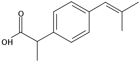 2 - [4 - (2 - 甲基丙烯基)苯基]丙酸
