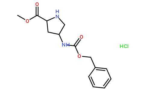 (2S,4R)-4-CBZ-氨基吡咯烷-2-羧酸甲酯盐酸盐