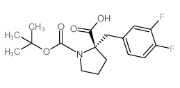 (2S)-2-[(3,4-difluorophenyl)methyl]-1-[(2-methylpropan-2-yl)oxycarbonyl]pyrrolidine-2-carboxylic acid