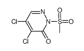 4,5-dichloro-2-methylsulfonylpyridazin-3-one