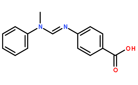 4-(((甲基(苯基)氨基)亚甲基)氨基)苯甲酸