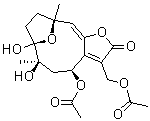 (4S,6R,7S,10R,11E)-4-(乙酰氧基)-3-[(乙酰氧基)甲基]-5,6,7,8,9,10-六氢-6,7-二羟基-6,10-二甲基-7,10-环氧环癸五烯并[b]呋喃-2(4H)-酮