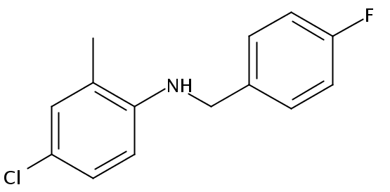 Benzenemethanamine, N-(4-chloro-2-methylphenyl)-4-fluoro-