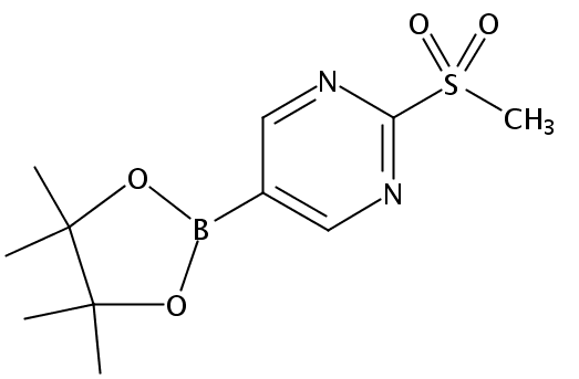 2-(甲基磺酰基)-5-(4,4,5,5-四甲基-1,3,2-二噁硼烷-2-基)嘧啶