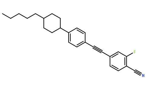 4-(反式-4-戊基环己基苯乙炔)-2-氟苯腈