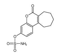 (6-oxo-8,9,10,11-tetrahydro-7H-cyclohepta[c]chromen-3-yl) sulfamate